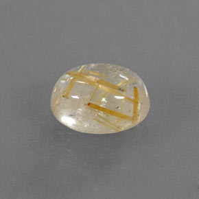 1,48 ctw natürlicher gelber Rutilquarz, Transparent, Transparent / Lichtdurchlässig