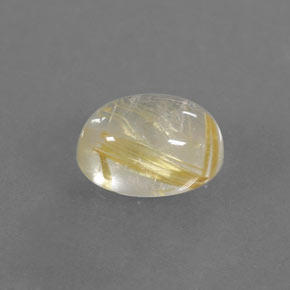 1,52 ctw natürlicher gelber Rutilquarz, Transparent, Transparent / Lichtdurchlässig