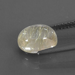 2,45 ctw natürlicher gelber Rutilquarz, Transparent, Transparent / Lichtdurchlässig