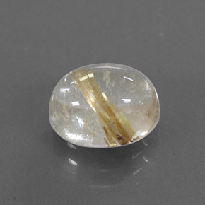2,72 ctw natürlicher gelber Rutilquarz, Transparent, Transparent / Lichtdurchlässig