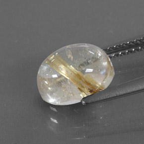 2,72 ctw natürlicher gelber Rutilquarz, Transparent, Transparent / Lichtdurchlässig