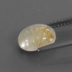 1,97 ctw natürlicher gelber Rutilquarz, Transparent, Transparent / Lichtdurchlässig