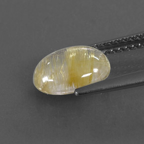1,65 ctw natürlicher gelber Rutilquarz, Transparent, Transparent / Lichtdurchlässig