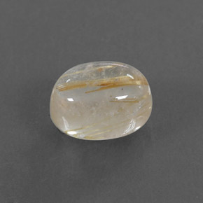 2,09 ctw natürlicher gelber Rutilquarz, Transparent, Transparent / Lichtdurchlässig