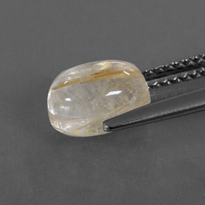 2,09 ctw natürlicher gelber Rutilquarz, Transparent, Transparent / Lichtdurchlässig