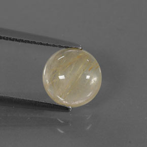 1,80 ctw natürlicher gelber Rutilquarz, Transparent, Transparent / Lichtdurchlässig