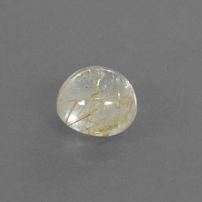 1,19 ctw natürlicher gelber Rutilquarz, Rundschliff, Transparent
