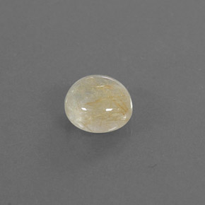 1,32 ctw natürlicher gelber Rutilquarz, Rundschliff, Transparent