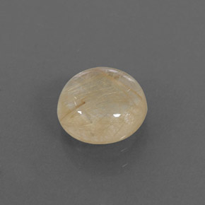 1,72 ctw natürlicher gelber Rutilquarz, Rundschliff, Transparent