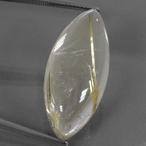 26,24 ctw natürlicher Gold Rutilquarz, Marquise, Transparent