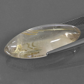 26,24 ctw natürlicher Gold Rutilquarz, Marquise, Transparent