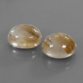 ct natürliche gelber Rutilquarz-Edelsteine, Transparent, Transparent / Lichtdurchlässig
