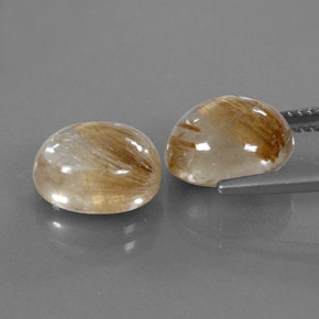  ct natürliche gelber Rutilquarz-Edelsteine, Transparent, Transparent / Lichtdurchlässig