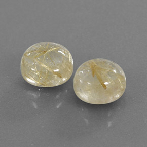  ct natürliche gelber Rutilquarz-Edelsteine, Transparent, Transparent / Lichtdurchlässig