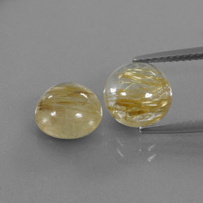  ct natürliche gelber Rutilquarz-Edelsteine, Transparent, Transparent / Lichtdurchlässig