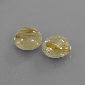  ct natürliche gelber Rutilquarz-Edelsteine, Transparent, Transparent / Lichtdurchlässig