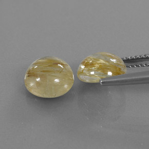  ct natürliche gelber Rutilquarz-Edelsteine, Transparent, Transparent / Lichtdurchlässig