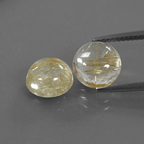  ct natürliche gelber Rutilquarz-Edelsteine, Transparent, Transparent / Lichtdurchlässig
