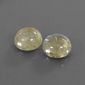  ct natürliche gelber Rutilquarz-Edelsteine, Transparent, Transparent / Lichtdurchlässig