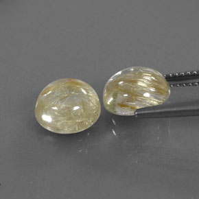  ct natürliche gelber Rutilquarz-Edelsteine, Transparent, Transparent / Lichtdurchlässig