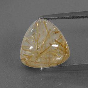 5,25 ctw natürlicher gelber Rutilquarz, Transparent, Transparent / Lichtdurchlässig