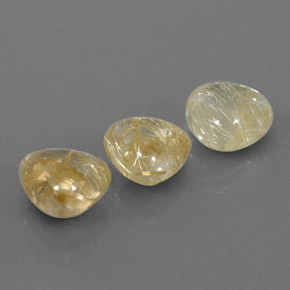  ct natürliche gelber Rutilquarz-Edelsteine, Transparent, Transparent / Lichtdurchlässig