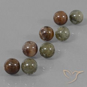 36.32 ct natürliche Mehrfarbig Rutilquarz-Edelsteine, Kugel / Ball, Lichtdurchlässig