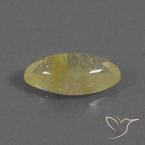 9,17 ctw natürlicher Helles Erdgelb Rutilquarz, Marquise, Transparent
