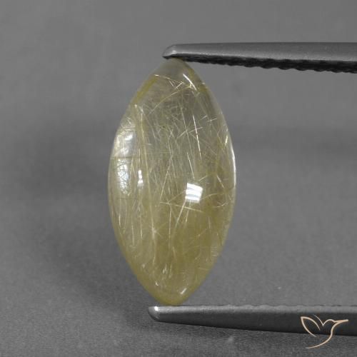 2.35ct Natürlicher Warmes Gelb Rutilquarz, Marquise, Transparent