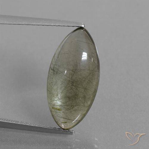 7.80ct Natürlicher Klar mit Inklusion Rutilquarz, Marquise, Transparent
