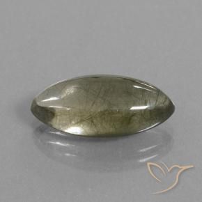 9,17 ctw natürlicher Klar mit Inklusion Rutilquarz, Marquise, Transparent