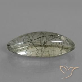 9,17 ctw natürlicher hellgrün Rutilquarz, Marquise, Transparent