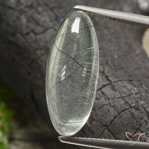 9.77ct Natürlicher hellgrün Rutilquarz, Marquise, Transparent