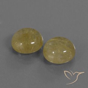 9.84 ct natürliche Erdiges Gelb Rutilquarz-Edelsteine, Runden, Transparent
