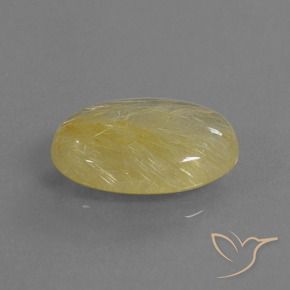 9,17 ctw natürlicher Helles Gold Rutilquarz, Oval, Transparent