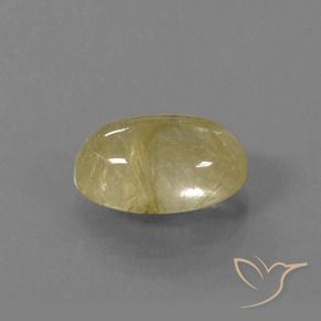 9,17 ctw natürlicher Toskana Gelb Rutilquarz, Oval, Transparent