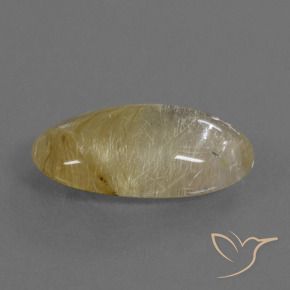 9,17 ctw natürlicher Warmes Gelb Rutilquarz, Oval, Transparent