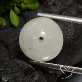 9,17 ctw natürlicher Klar mit Schwarz Rutilquarz, Kugel / Ball, Lichtdurchlässig