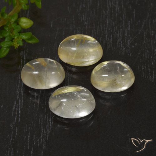 5.54ctw Natürlicher Toskana Gelb Rutilquarz, Oval, Transparent, Photo A