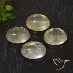 5.54 ct natürliche Toskana Gelb Rutilquarz-Edelsteine, Oval, Transparent