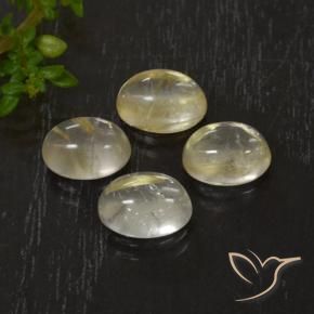 5.54 ct natürliche Toskana Gelb Rutilquarz-Edelsteine, Oval, Transparent