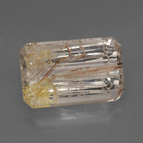 22,46 ctw natürlicher gelber Rutiltopas, Transparent, Transparent / Lichtdurchlässig
