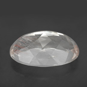 13,78 ctw natürlicher gelber Rutiltopas, Oval Schliff, Transparent