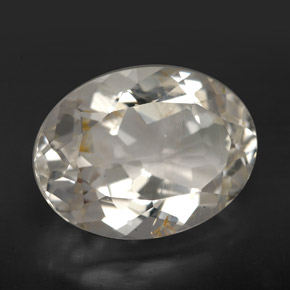 11,24 ctw natürlicher Gold Rutiltopas, Oval Schliff, Transparent