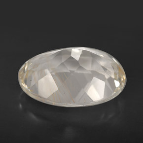 11,24 ctw natürlicher Gold Rutiltopas, Oval Schliff, Transparent