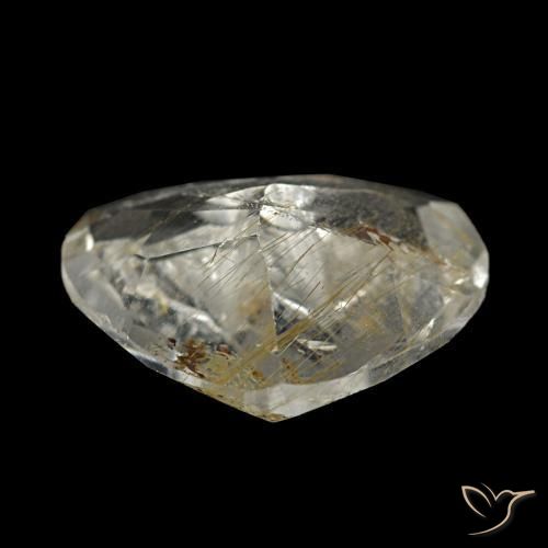 1,64 ctw natürlicher Sehr helles Goldbraun Rutiltopas, Herzform, Transparent