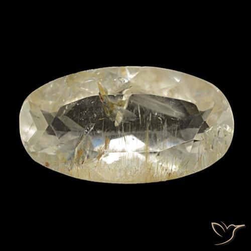 2.98ct Gelber Rutiltopas, Oval, Transparent