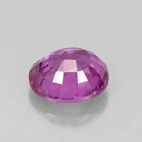 1,43 ctw natürlicher violetter Saphir, Oval Schliff, VS-SI