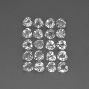  ct natürliche mehrfarbiger Saphir-Edelsteine, Herzform, VVS-VS