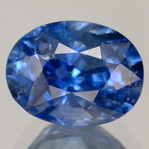 1,78 ctw natürlicher blauer Saphir, Oval Schliff, VS-SI